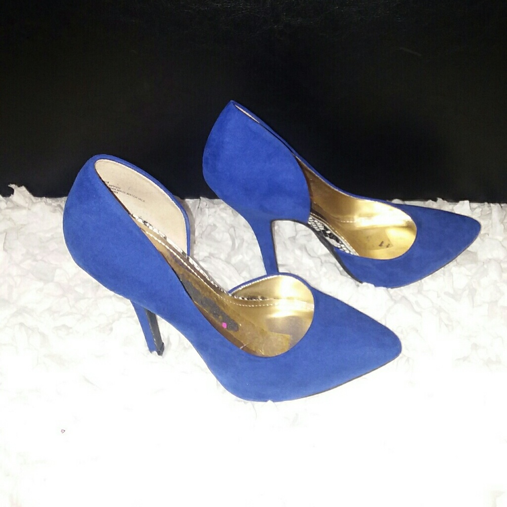 Blue heels